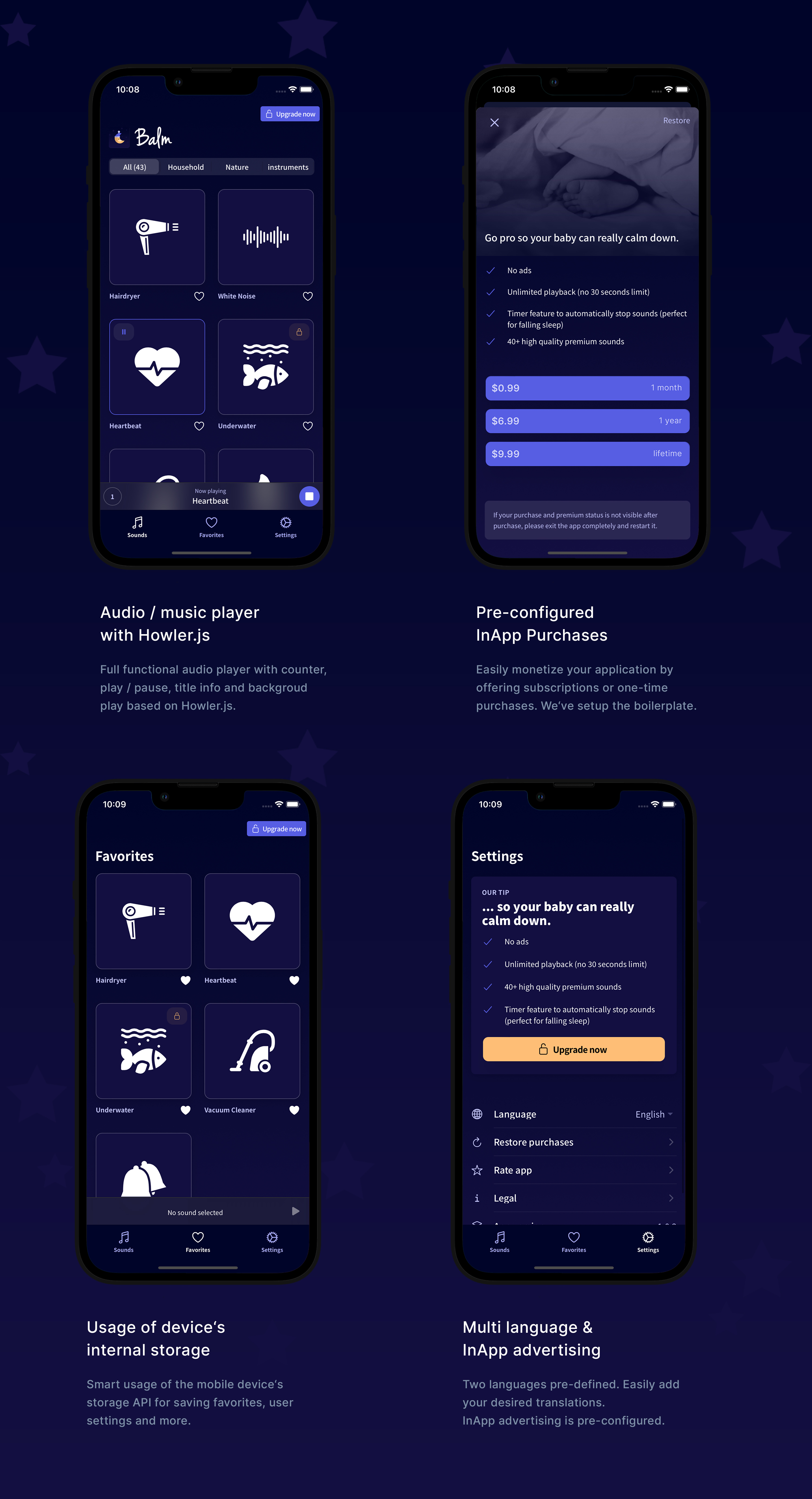 Audio Relax - Music Meditation | Mobile App Template | Ionic 6 | Capacitor 3 - 1